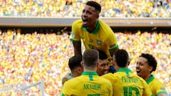 Samba swagger returns for Brazil as they put five past Peru