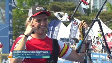 Miguel Alvariño se cuelga el bronce de recurvo en Gwangju