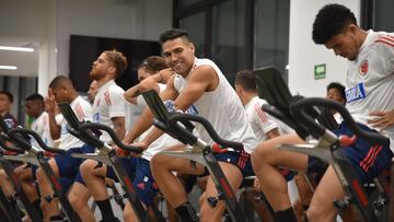 Selección Colombia trabaja en gimnasio pensando en Brasil