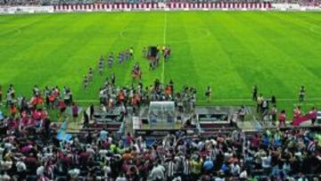 <b>AMBIENTE. </b>El Calderón mostrará un gran aspecto, como en el partido ante el Schalke.