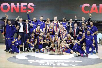 El Barcelona, campe¨®n de la Copa del Rey.