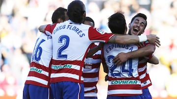 El Granada tumba al Huesca con dos goles en dos minutos