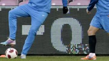 <b>PREPARADO. </b>Cristiano se entrena en Ginebra en la víspera del partido que hoy disputa Portugal contra la Argentina de Messi.