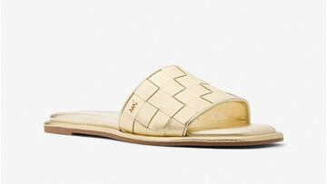 Chanclas de piel Hayworth de Michael Kors para mujer