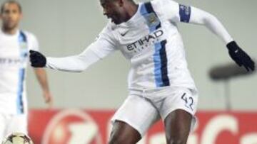 Yay&aacute; Tour&eacute;, jugador del City.