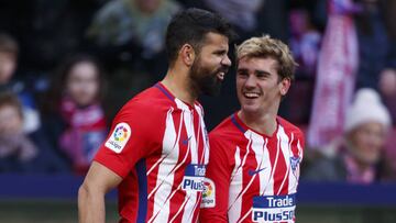 Diego Costa bromea: "Griezmann se queda toda nuestra pasta"