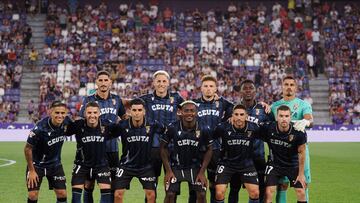 El once del Ceuta en Valladolid.