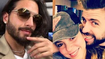 Maluma asegura que es "un fan enamorado" de Piqué.