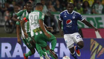 Atl&eacute;tico Nacional vs Millonarios