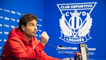 17/12/22 RUEDA DE PRENSA DE IMANOL IDIAKEZ ENTRENAMIENTO DEL LEGANES