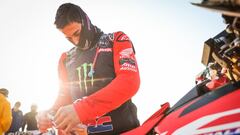 Cornejo Florimo Jose Ignacio (chl), Honda, Monster Energy Honda Team 2021, Motul, Moto, Bike, portrait during the 6th stage of the Dakar 2021 between Al Qaisumah and Ha&#039;il, in Saudi Arabia on January 8, 2021 - Photo Antonin Vincent / DPPI
 AFP7 
 08/01/2021 ONLY FOR USE IN SPAIN