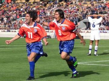 DELANTERO | Marcelo Salas, con sus 37 goles por la Roja, es el máximo anotador en la historia de la Selección. Jugó dos Copas Américas en 1995 y 1999.
