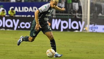 Teófilo Gutiérrez durante un partido con Deportivo Cali.