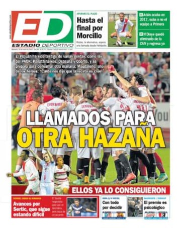 Portadas de la prensa deportiva