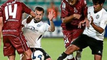 <b>MALA SUERTE. </b>La Unión dominó, pero el acierto lo tuvo el Castellón.