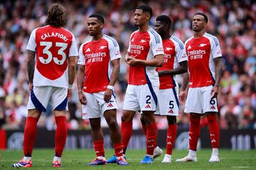 Los Gunners sumaron un punto en esta complicada visita por parte del Brighton, algo que sin duda no dejó satisfechos a los futbolistas del Arsenal.
(Photo by BENJAMIN CREMEL / AFP)
