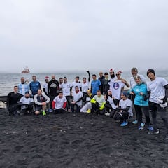 Así fue la San Silvestre más salvaje: desde la Isla Decepción en la Antártida a 2 grados