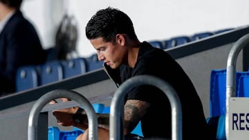 James Rodríguez, fuera de convocatoria para el partido ante Leganés.