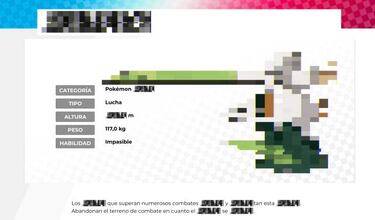 La web de Pokémon Espada/Escudo se actualiza con un nuevo Pokémon pixelado