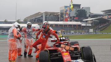 Carlos Sainz (Ferrari SF-24). Sao Paulo, Brasil. F1 2024.