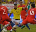 Colombia empata ante Chile en la vuelta de Radamel Falcao