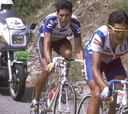 Indurain vistió su primer amarillo al ataque