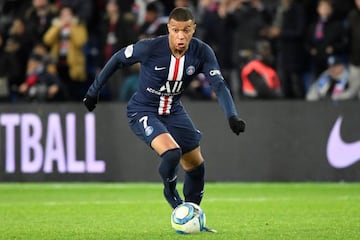 Hazard warning | Paris Saint-Germain's French forward Kylian Mbappe.