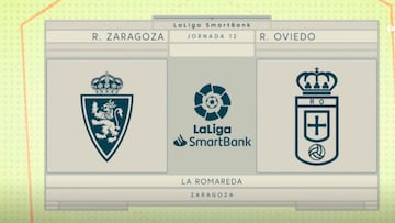 Resumen y goles del Zaragoza vs Oviedo de LaLiga SmartBank