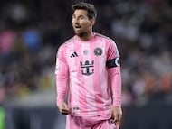 En un vídeo se puede observar como Lionel Messi intenta ingresar al vestidor de los árbitros tras la goleada que le propinó el LAFC 3-0 al Inter Miami. Ryan Sirius Sun/Getty Images/AFP (Photo by Ryan Sirius Sun / GETTY IMAGES NORTH AMERICA / Getty Images via AFP)