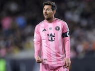 En un vídeo se puede observar como Lionel Messi intenta ingresar al vestidor de los árbitros tras la goleada que le propinó el LAFC 3-0 al Inter Miami. Ryan Sirius Sun/Getty Images/AFP (Photo by Ryan Sirius Sun / GETTY IMAGES NORTH AMERICA / Getty Images via AFP)