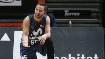 JJ Barea, durante un partido del Movistar Estudiantes.