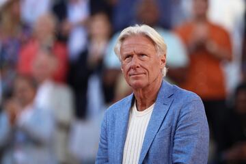 Bj?rn Borg, extenista sueco que compiti¨® entre 1973 y 1981, logrando vencer en 96 torneos, contando entre ellos 11 t¨ªtulos de Grand Slam.