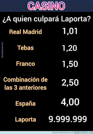 Laporta habla y los memes salen solos