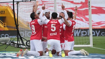 Santa Fe venció por 3-1 a Chicó en la fecha 16 de la Liga BetPlay.