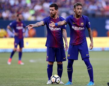 Messi y Neymar
Son dos de los mejores jugadores del mundo actual, y aunque ya no juegan más juntos, sus años en el Barcelona dejaron números y jugadas que durarán una eternidad. 