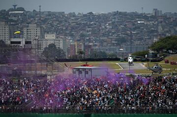 Gran ambiente en el Autódromo José Carlos Pace de Sao Paulo.