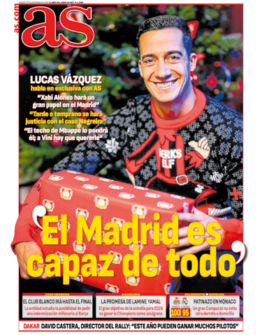 Las portadas de AS de diciembre