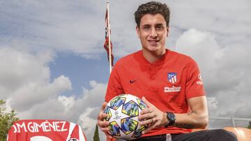 Giménez posa para el diario AS.