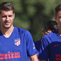 Simeone prepara para Vigo el dúo que tomó Anfield: Morata-Llorente
