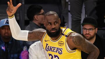 James became the first player to break through the 50,000 career points barrier and is close to another NBA record.