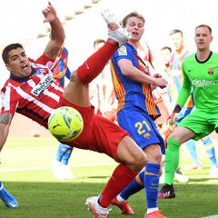 Luis Suárez se seca