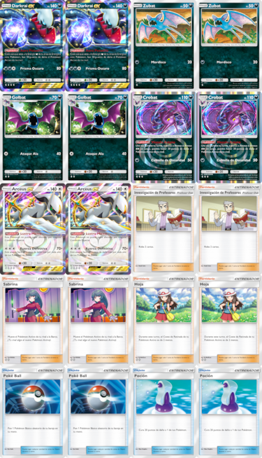 Pokémon TCG Pocket: así es la baraja de Darkrai, Crobat y Arceus ex que desquicia a tus rivales