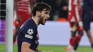 Khvicha Kvaratskhelia, jugador del PSG.