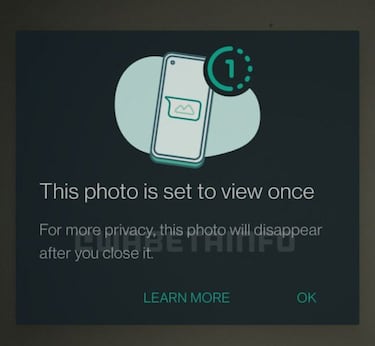 La beta WhatsApp activa las fotos y vídeos que sólo se ven una vez; ¿cómo se hace?
