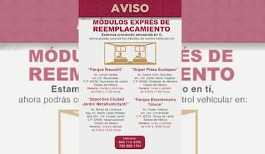 Aviso de reemplacamiento en Edomex: a estos autos les toca en 2025 o serán multados