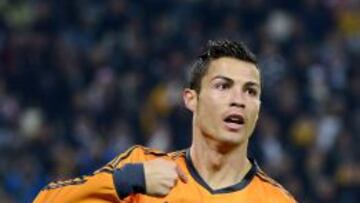 Cristiano celebra un gol.