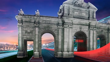 Imagen promocional del GP de España de F1 en Madrid.