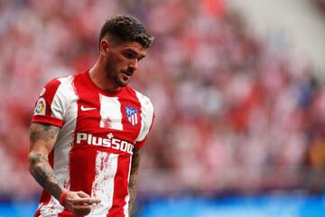 Rodrigo de Paul durante el partido en el Wanda Metropolitano en el Elche