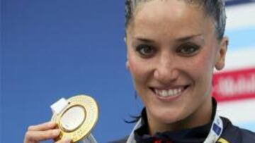 Andrea Fuentes le da a España la primera medalla, plata, en los europeos