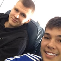 "Porzingis y yo estamos todo el día juntos: parecemos hermanos"